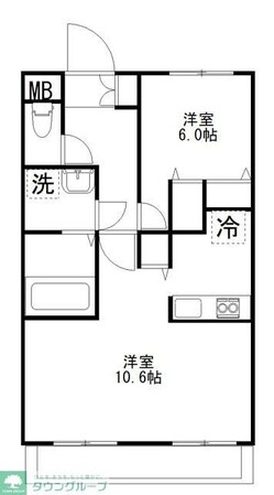 アスモグランデの物件間取画像